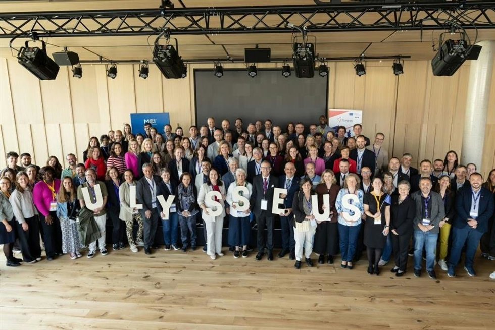 Foto de familia de los representantes de las universidades europeas pertenecientes al encuentro Ulysseus