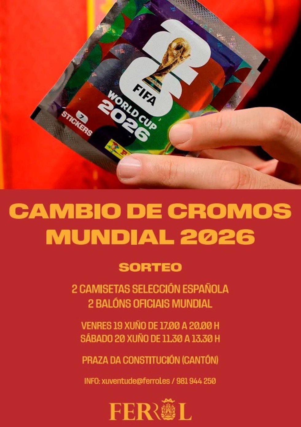 Cambio de cromos Mundial 2026.