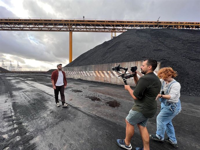 Momento de la grabación del videoclip de 'Indecision'