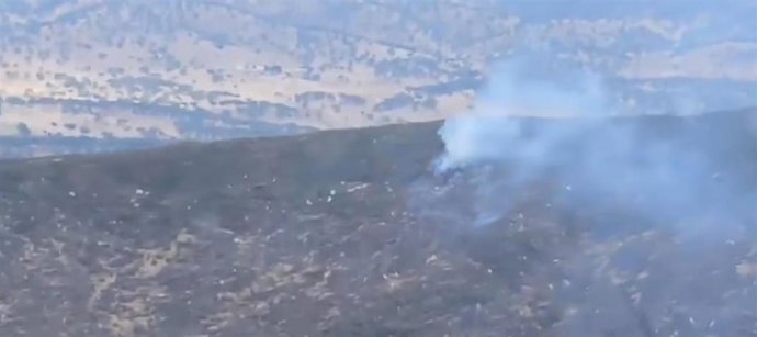 Incendio forestal declarado en Cortelazor.
