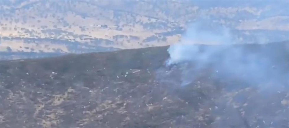 Incendio forestal declarado en Cortelazor.