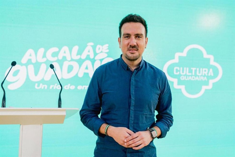 El delegado de Cultura en Alcalá (Sevilla), Christopher Rivas.