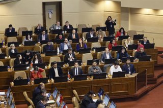Valparaiso, 15 de junio 2026 Parlamentarios de oposicion en la sesion de la Camara de Diputados  Sebastian Cisternas/Aton Chile