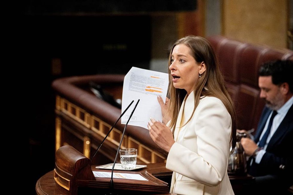 La portavoz del PP en el Congreso, Ester Muñoz.