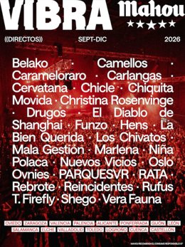Cartel de Directos Vibra Mahou 2026