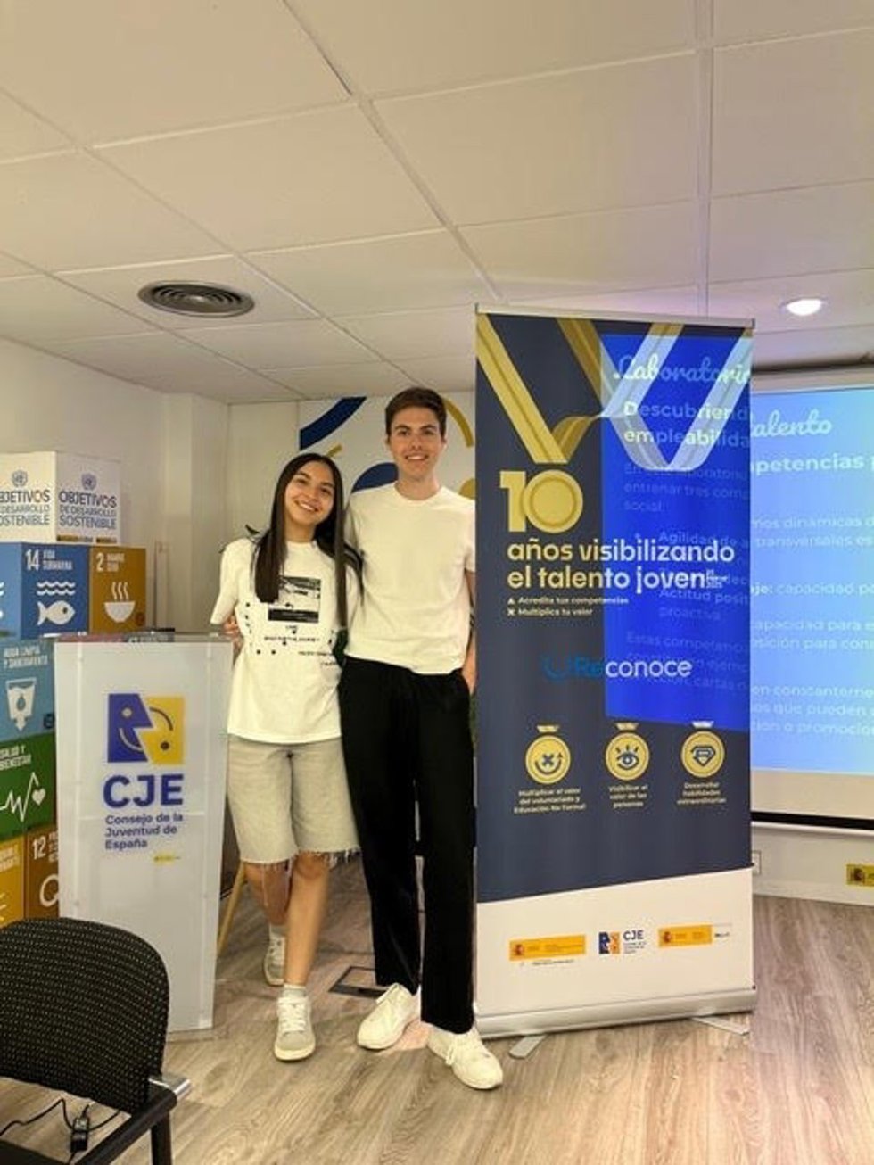 El voluntariado del CJCC representa a la juventud de Calahorra en encuentros celebrados en Madrid y Bruselas
