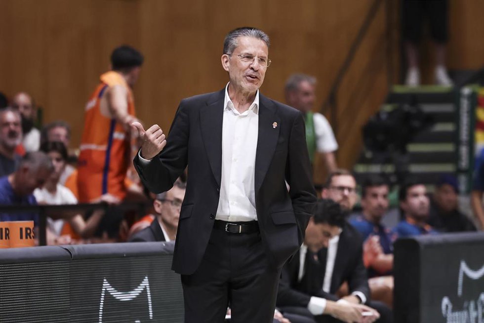 Pedro Martínez, entrenador del Valencia Basket.