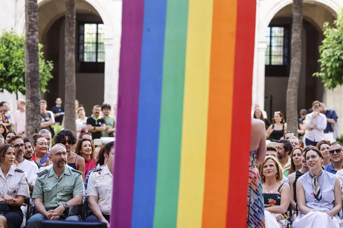 Celebración del acto institucional con motivo del Día del Orgullo, en la sede de Delegación del Gobierno de la Comunitat Valenciana. - Rober Solsona
