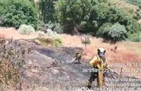 Hallan muerto a un hombre de 89 años en su finca durante la extinción del incendio en Soportújar (Granada)