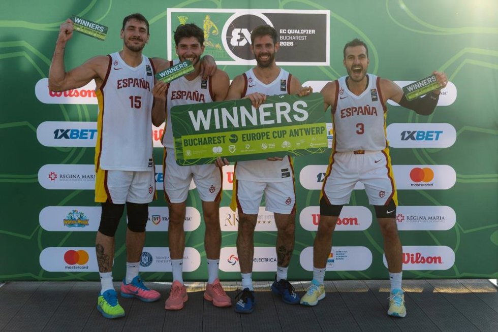 España firma el pleno y saca billete para la Copa de Europa de 3x3