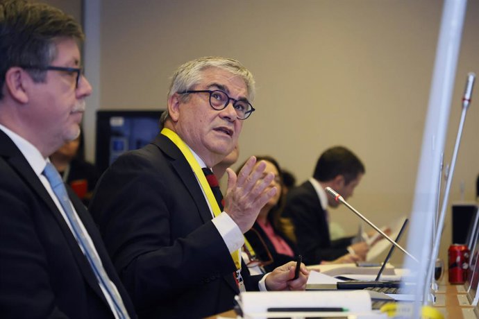 Valparaiso, 17 de junio 2026 El ex ministro de Hacienda Mario Marcel, en la sesion  de la comision AC Nicolas Grau Sebastian Cisternas/Aton Chile
