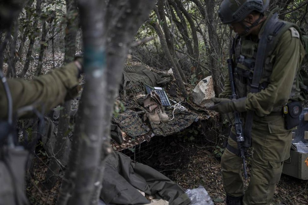 Archivo - Militares israelíes en la localidad libanesa de Naqoura, en el sur de Líbano