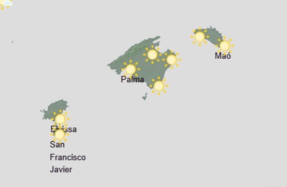 El tiempo hoy, jueves 18 de junio, en Baleares.