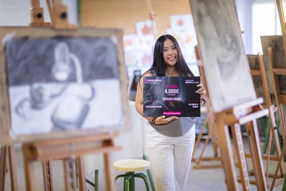 Kim Castaño, alumna ganadora Nos duele a todos 2026 de Fundación Mutua Madrileña