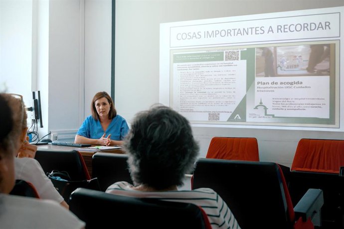 Charlas en el Hospital Virgen del Rocío para pacientes críticos