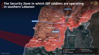 Israel publica un mapa de su invasión de Líbano e insiste en que no se retirará de las zonas ocupadas