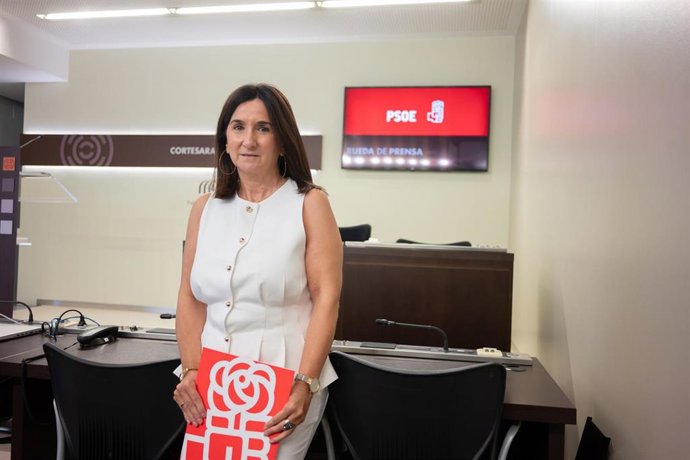 La diputada del PSOE Mónica Iglesias.