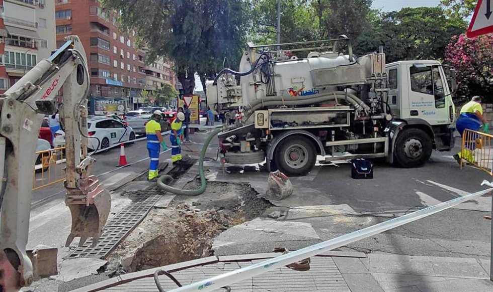 Actuaciones para reparar daños tras la tormenta
