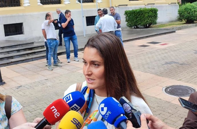 La alcaldesa de Ibias y presidenta de ACOM, Gemma Álvarez.