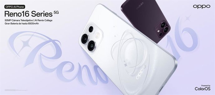 Anúncio do OPPO Reno16