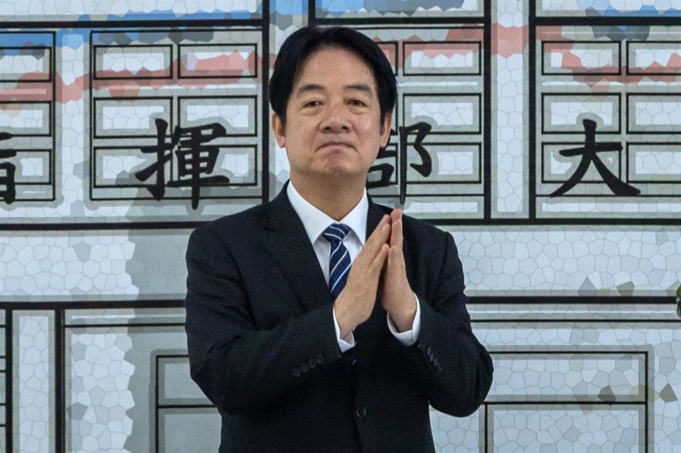 Archivo - El presidente de Taiwán, Lai Ching Te, durante un acto con el Ejército.  
