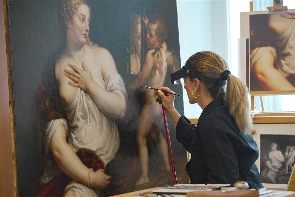 Archivo - El Thyssen restaura la "fragmentada" 'Venus y Cupido' de Rubens