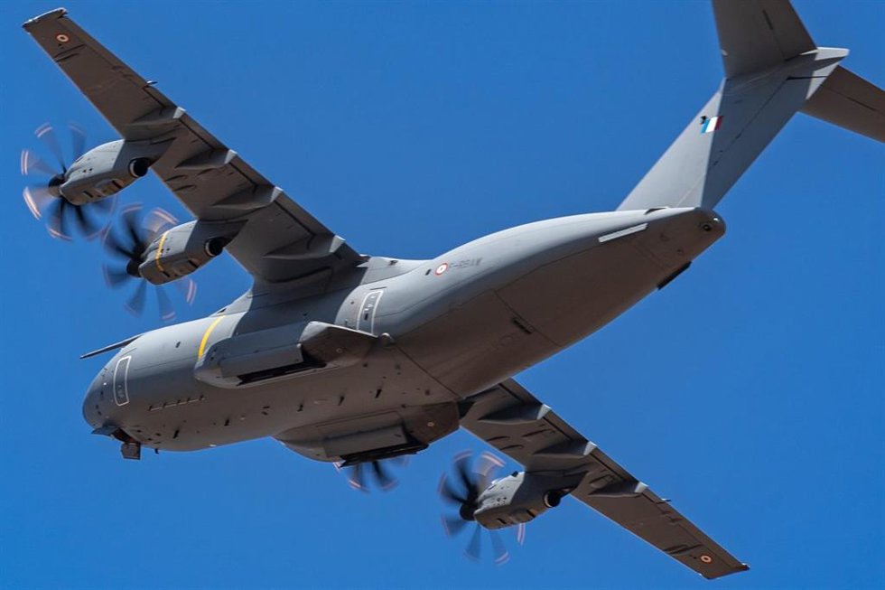 French A400M Tactical Flight