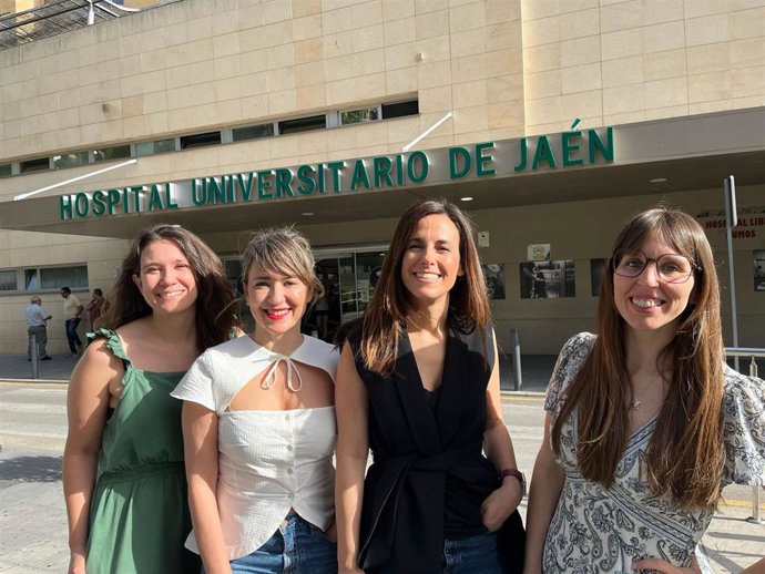 Profesionales del Hospital de Jaén presentes en el Grupo de Trabajo de Genética de Andalucía.