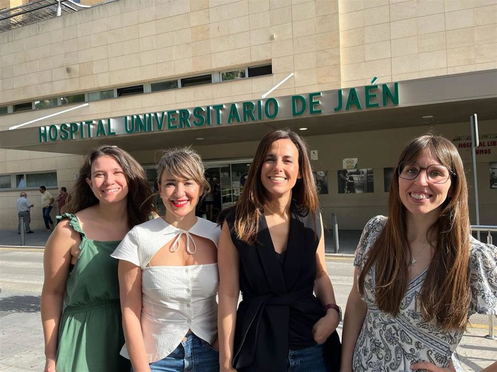 Profesionales del Hospital de Jaén presentes en el Grupo de Trabajo de Genética de Andalucía.