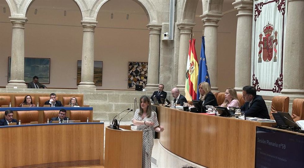La diputada del PSOE , Sara Orradre
