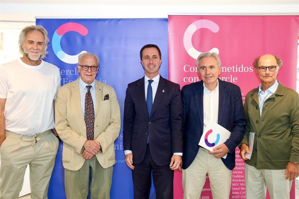 El presidente del Consell de Mallorca, Llorenç Galmés, en el encuentro del Círculo de Economía de Mallorca