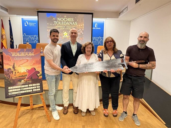 Presentación del II Festival Internacional de Juegos de Mesa 'Toledum'.