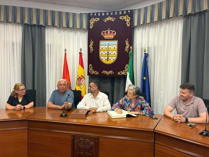 La viceconsejera de Justicia, Administración Local y Función Pública, Ana Corredera, en Villanueva del Trabuco