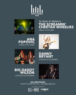 Archivo - Cartel de los conciertos del nuevo cciclo BBK Music Legends