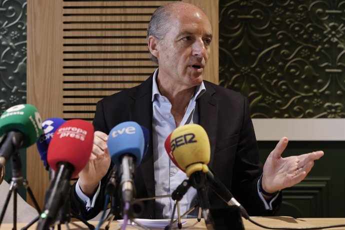 Archivo - El expresidente de la Comunidad Valenciana Francisco Camps