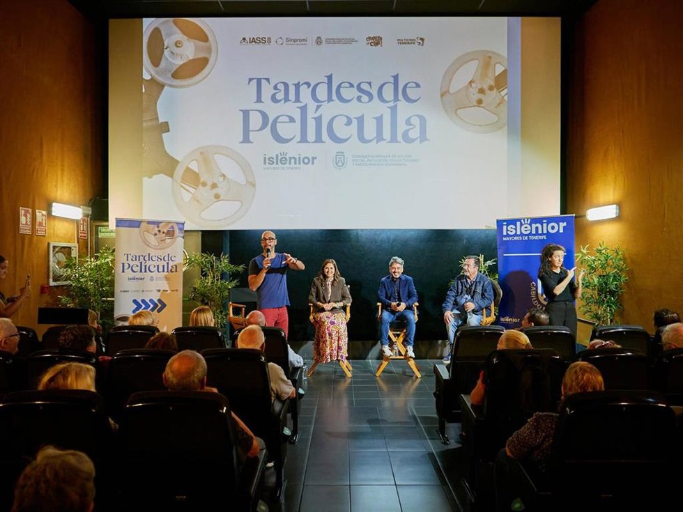 Acto de presentación de 'Tardes de Película', del Cabildo de Tenerife