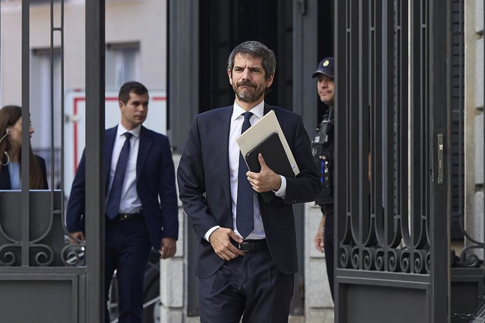 El ministro de Cultura, Ernest Urtasun, durante una sesión plenaria, en el Congreso de los Diputados, a 18 de junio de 2026, en Madrid (España). El pleno del Congreso aborda hoy la convalidación de dos decretos-ley: uno que declara diversos eventos cultur