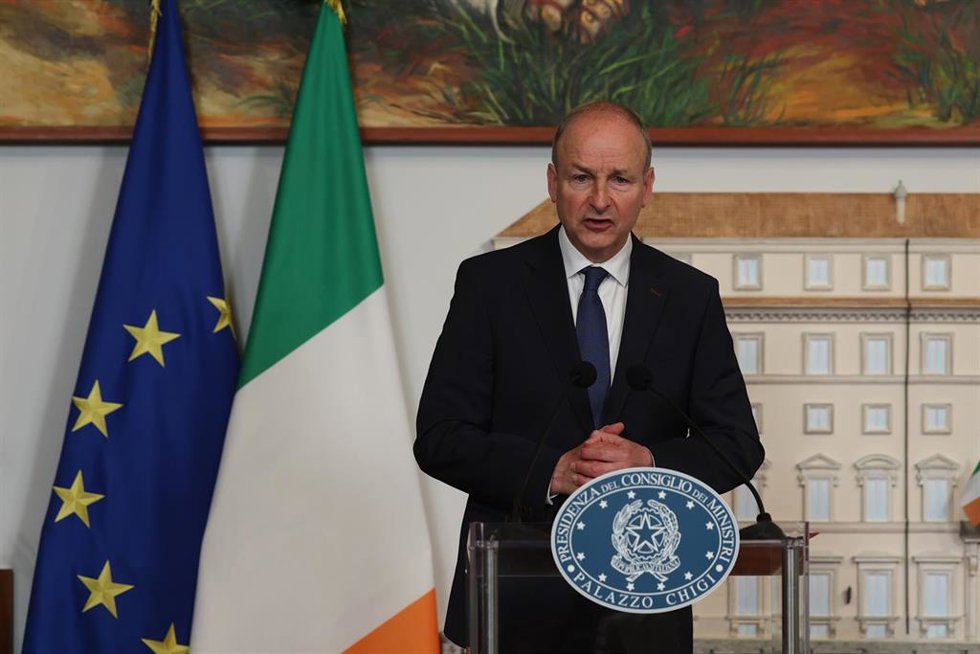El primer ministro irlandés, Micheal Martin 
