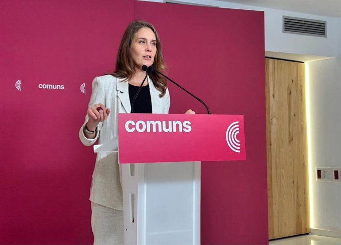 La presidenta dels Comuns al Parlament, Jéssica Albiach