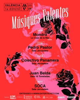 Naix el cicle 'Músiques valentes' amb cinc concerts en sales de València