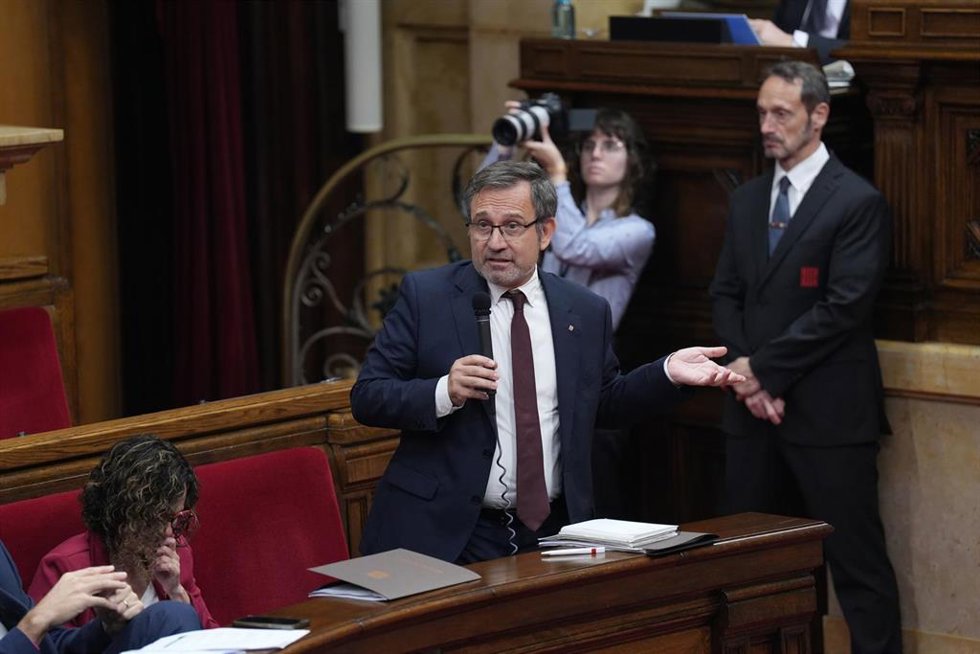 Imagen de archivo - El conseller de Política Lingüística de la Generalitat, Francesc Xavier Vila
