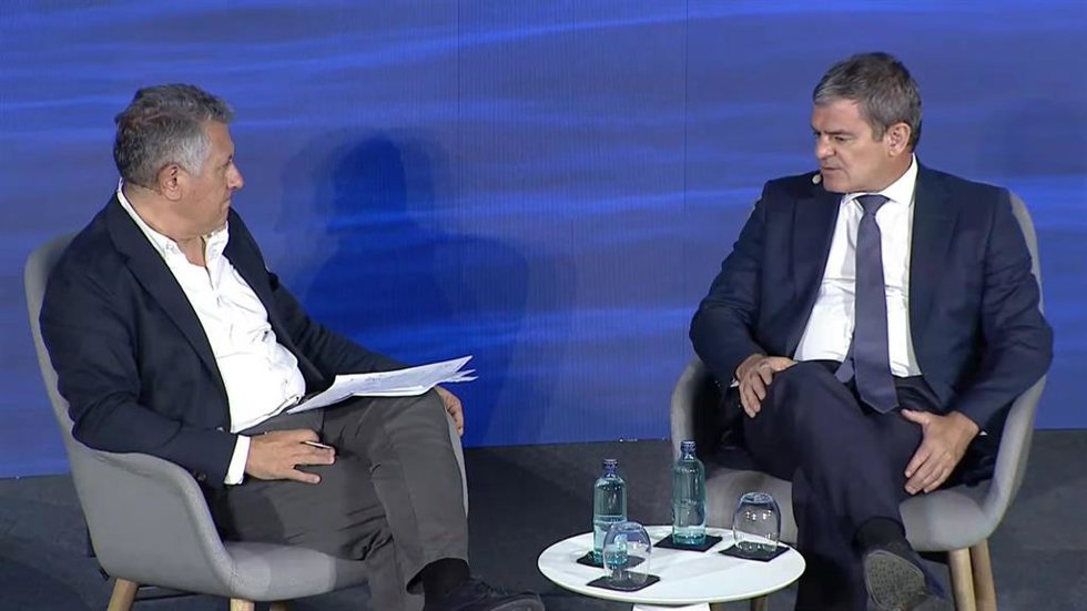 El director general Nuclear de Endesa, Gonzalo Carbó, este jueves en la segunda jornada del Foro Económico y Social del Mediterráneo