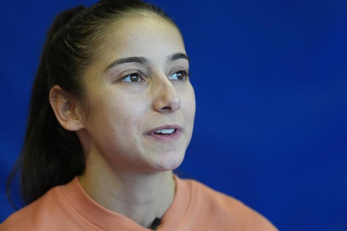 Archivo - Arquivo - Adriana Cerezo concede entrevista à Europa Press durante seu último dia de treino antes do Campeonato Mundial de Taekwondo, no Club Hankuk, em 17 de outubro de 2025, em San Sebastián de los Reyes, Madri, Espanha.