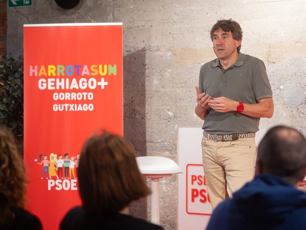El secretario general del PSE-EE, Eneko andueza