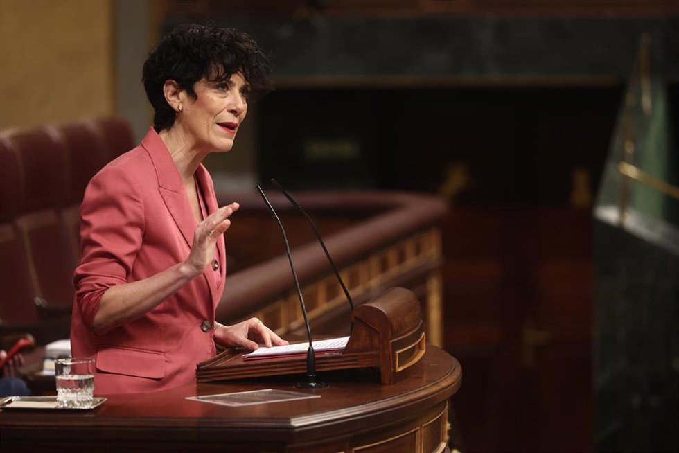 La ministra de Inclusión, Seguridad Social y Migraciones y portavoz del Gobierno, Elma Saiz, 