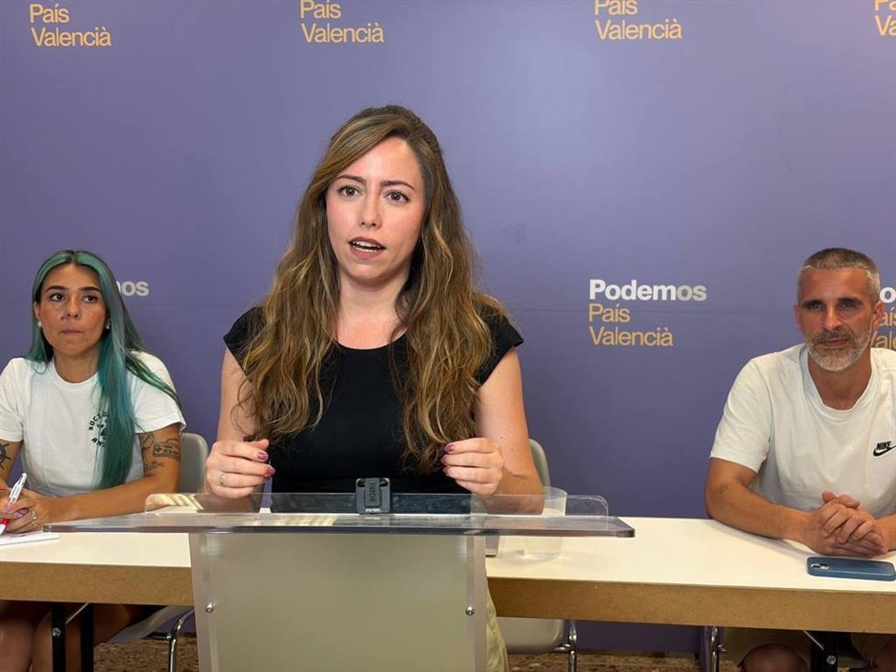 Imagen de la coordinadora autonómica de Podem País Valencià, María Teresa Pérez
