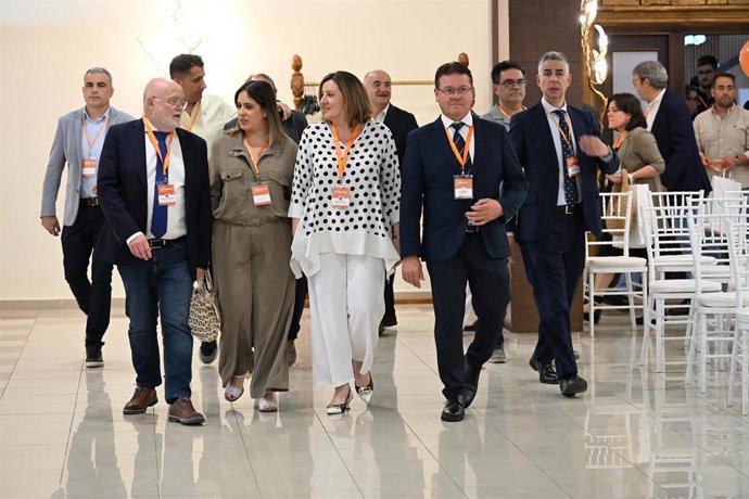 La consejera de Economía, Empresas y Empleo, Patricia Franco, clausura la XX Asamblea General de la Asociación de Empresarios de Villarrobledo, ADEVI, y participa en la II Jornada Empresarial que organiza esta asociación.