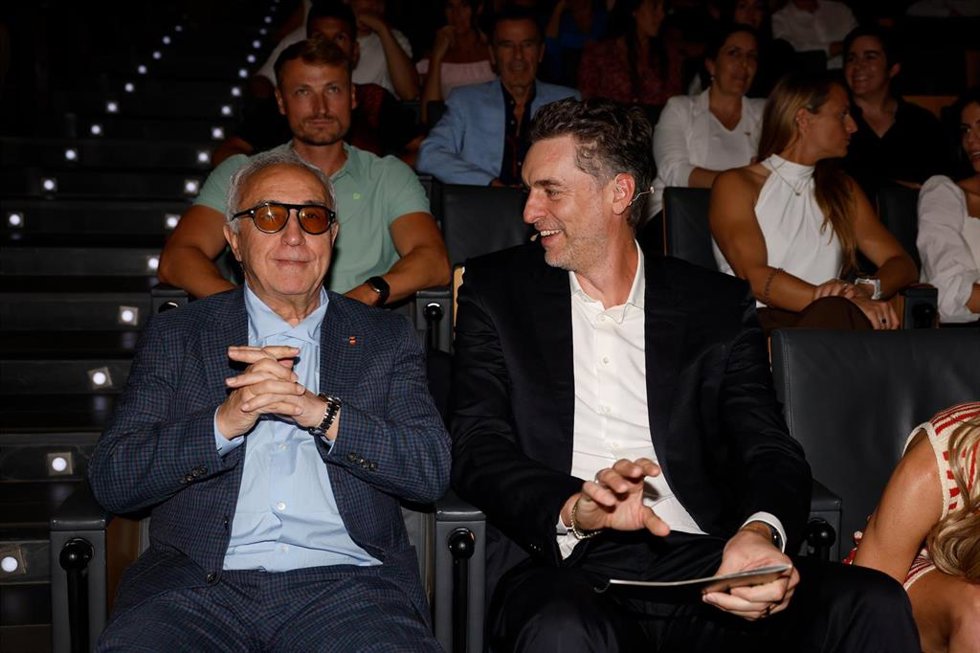 Alejandro Blanco y Pau Gasol, I Foro de Atletas, organizado por el Comité Olímpico Español a través de la Oficina de Atención al Deportista (OAD)