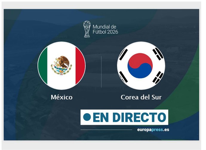 Onces Iniciales probables: México - Corea del Sur: resumen y estadísticas del partido de la jornada 2 de Copa Mundial de la FIFA