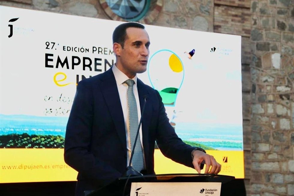 El presidente de la Diputación, Juan Latorre, durante el acto.